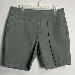 Jag Jeans Gray Bermuda Shorts with Wide Waistband